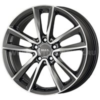 MAK Bremen 8x19/5x112 ET48 D66,6 Gun Metallic Mirror Face