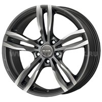MAK Luft 8x18/5x112 ET57 D66,6 Gun Metallic Mirror Face