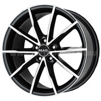 MAK Ringe 7x17/5x114,3 ET40 D76 Ice Black