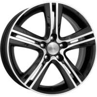 K&K Борелли 6.5x16/5x114.3 ET39 D60.1 алмаз черный