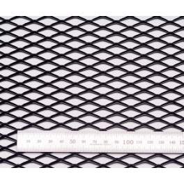 Сетка просечновытяжная черная / 25 мм. (R25, 100x25 Black)