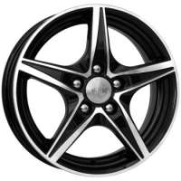 K&K Мустанг 5x14 / 4x100 ET43,5 DIA 56,6 Алмаз черный