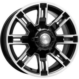 K&K Полюс 7.5x16/6x139.7 ET15 D106.1 алмаз черный