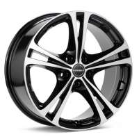 Borbet XL 8x18 / 5x108 ET40 DIA63,3 Schwarz Poliert
