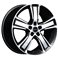 Borbet MA 7,5x17 / 5x105 ET38 DIA56,6 Schwarz Poliert