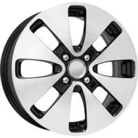 K&K КС582 6x15 / 4x100 ET48 DIA54,1 Алмаз черный