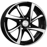 K&K Игуана 6,5x16 / 4x108 ET26 DIA65,1 Алмаз черный