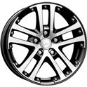 K&K Центурион 7x17/5x100 ET48 D56.1 блэк платинум