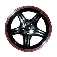 LS 319 6,5x15 / 5x114,3 ET40 DIA73,1 BKFRL