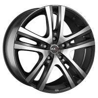 MAK Aria 8x18 / 5x120 ET50 DIA65,1 Gun Metallic - Mirror Face