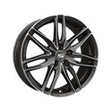 MSW 24 8x17/5x105 ET40 D56.6 Matt Gun Metal Full Polished